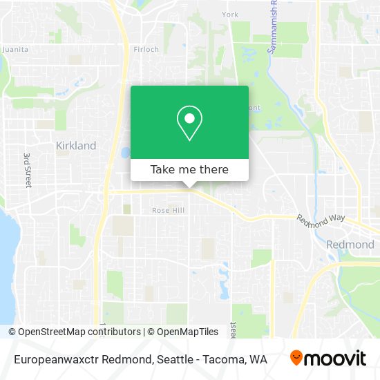 Europeanwaxctr Redmond map