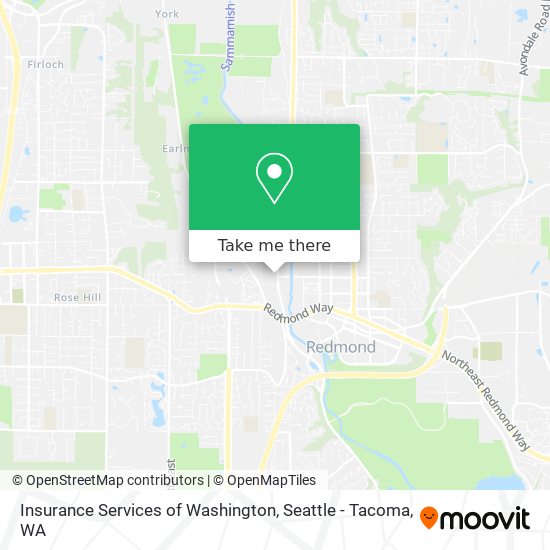 Insurance Services of Washington map