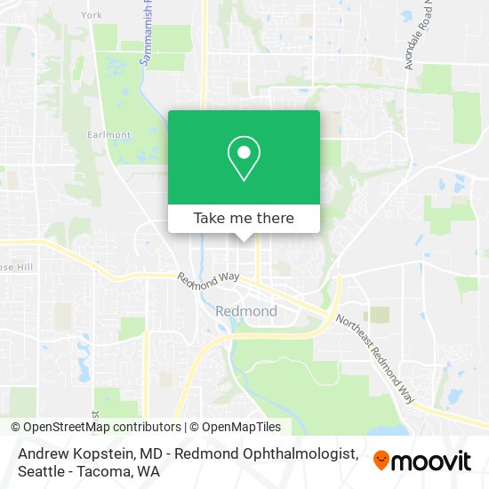 Mapa de Andrew Kopstein, MD - Redmond Ophthalmologist