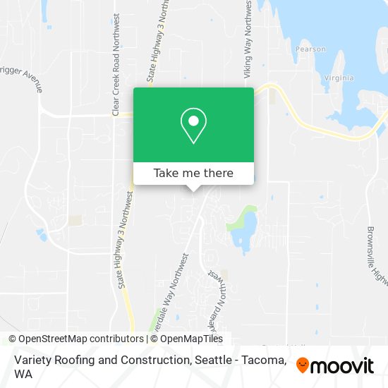 Variety Roofing and Construction map