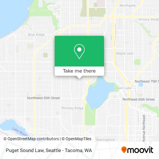 Mapa de Puget Sound Law