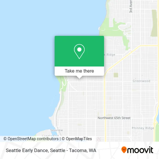 Mapa de Seattle Early Dance