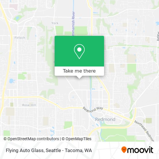 Flying Auto Glass map