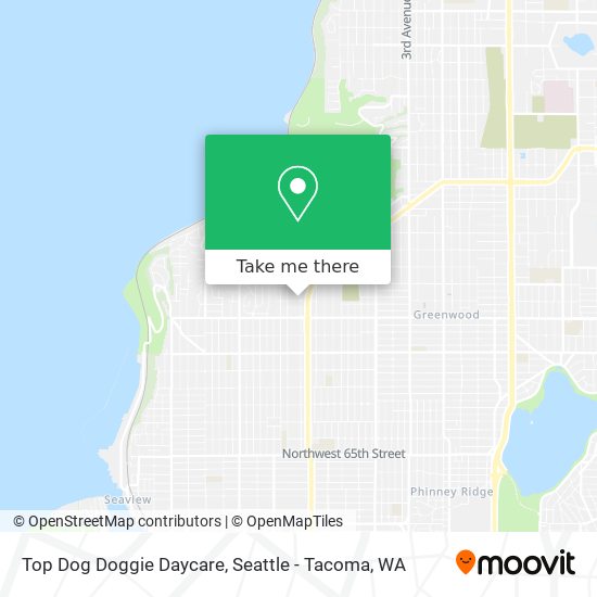 Mapa de Top Dog Doggie Daycare