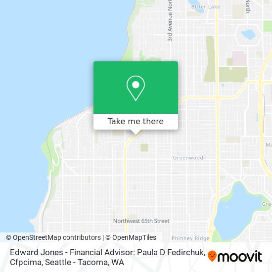 Mapa de Edward Jones - Financial Advisor: Paula D Fedirchuk, Cfpcima