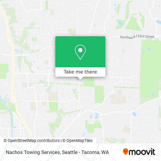 Nachos Towing Services map
