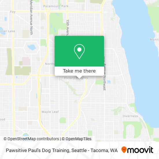 Pawsitive Paul's Dog Training map