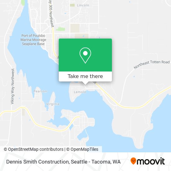 Dennis Smith Construction map