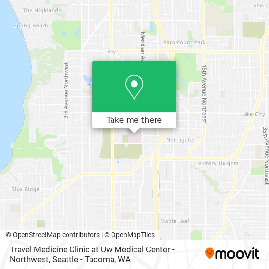 Travel Medicine Clinic at Uw Medical Center - Northwest map