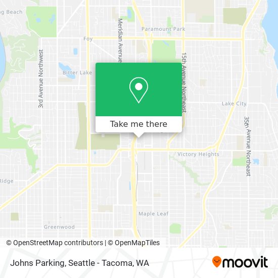 Mapa de Johns Parking