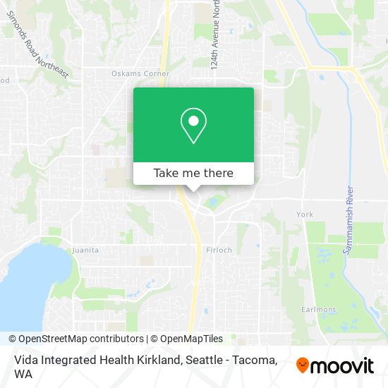 Vida Integrated Health Kirkland map