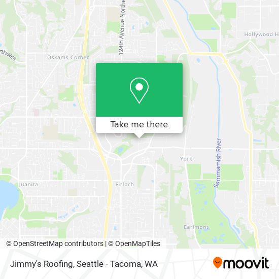 Jimmy's Roofing map