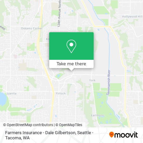 Farmers Insurance - Dale Gilbertson map