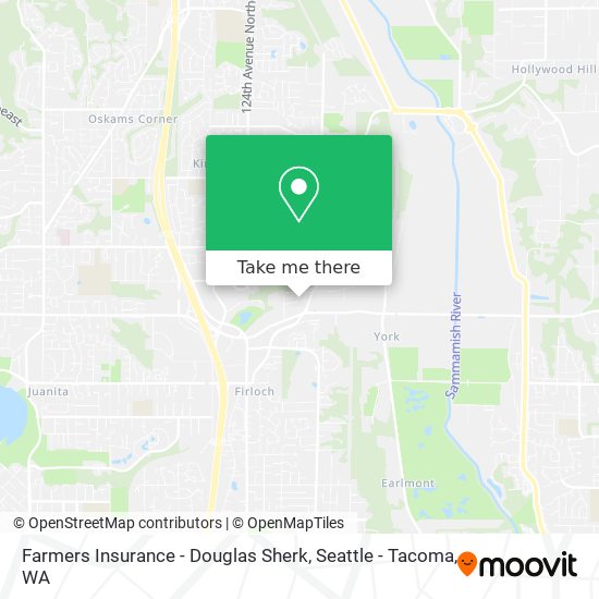 Farmers Insurance - Douglas Sherk map