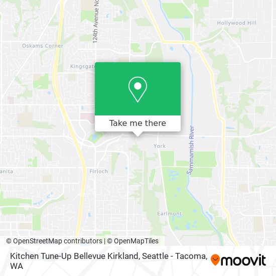 Mapa de Kitchen Tune-Up Bellevue Kirkland