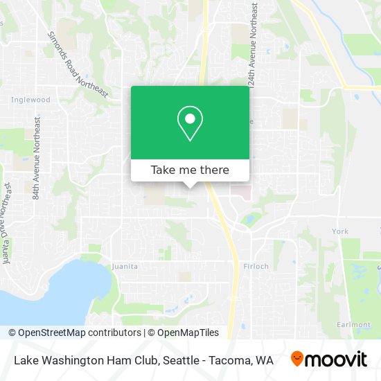 Mapa de Lake Washington Ham Club