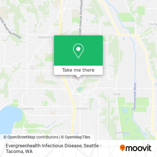 Mapa de Evergreenhealth Infectious Disease