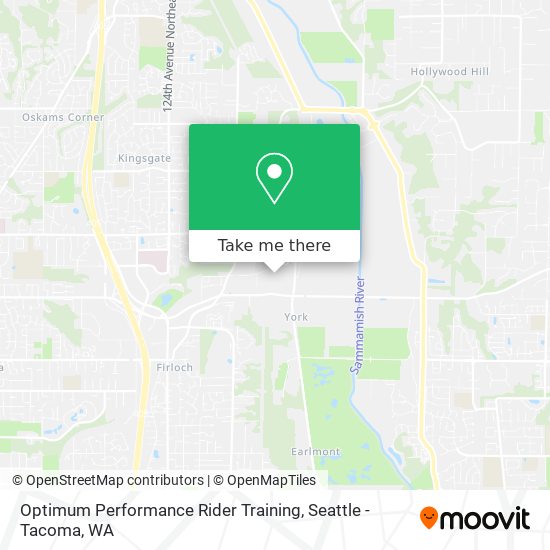 Mapa de Optimum Performance Rider Training
