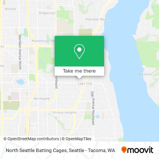 North Seattle Batting Cages map