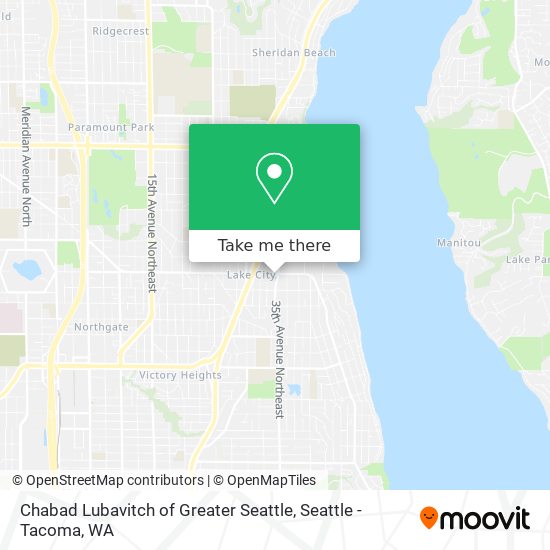 Chabad Lubavitch of Greater Seattle map