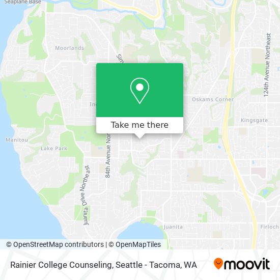 Mapa de Rainier College Counseling