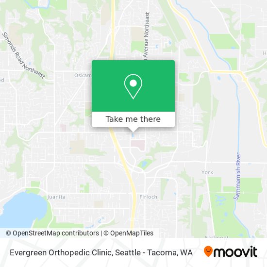 Mapa de Evergreen Orthopedic Clinic