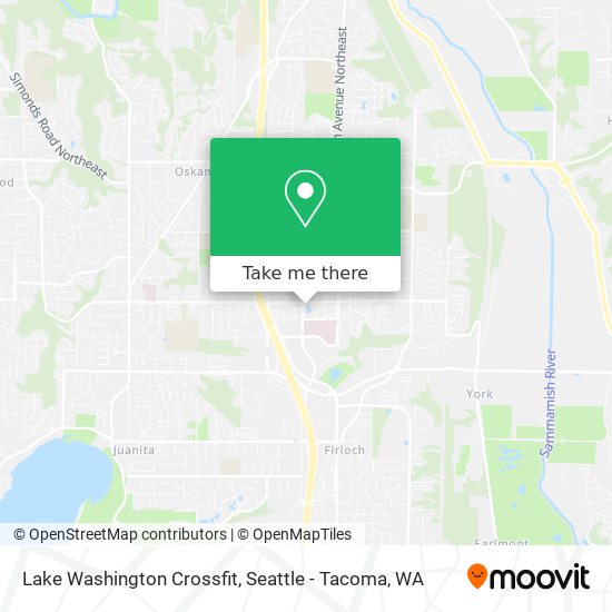 Mapa de Lake Washington Crossfit