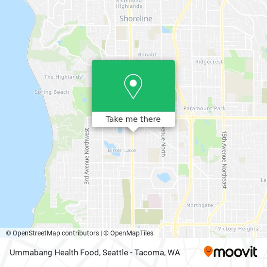 Ummabang Health Food map