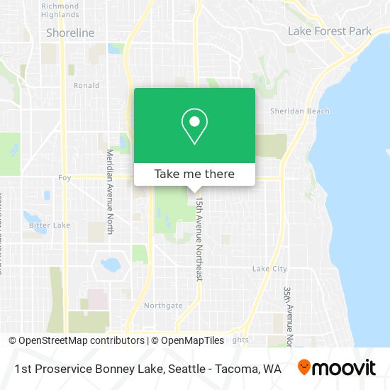 1st Proservice Bonney Lake map