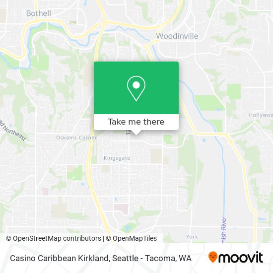 Mapa de Casino Caribbean Kirkland