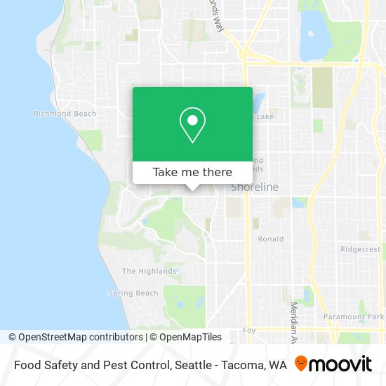 Food Safety and Pest Control map