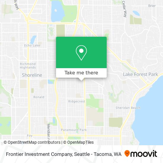 Frontier Investment Company map