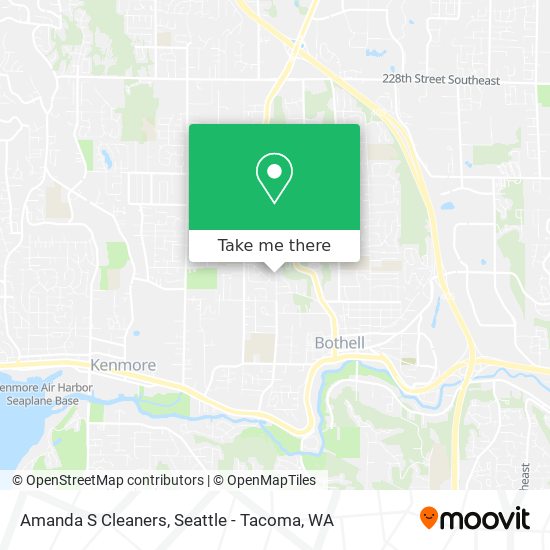 Amanda S Cleaners map