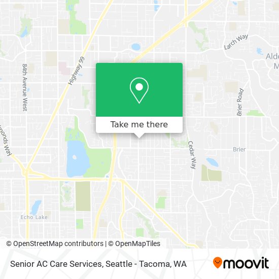 Senior AC Care Services map