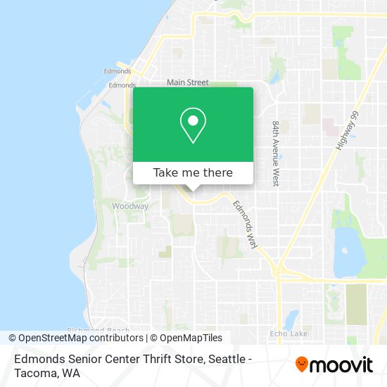 Mapa de Edmonds Senior Center Thrift Store