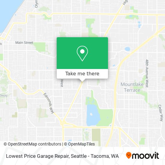 Mapa de Lowest Price Garage Repair