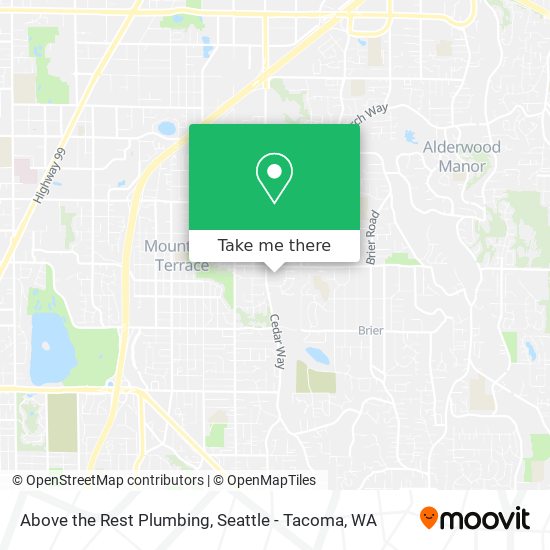 Above the Rest Plumbing map