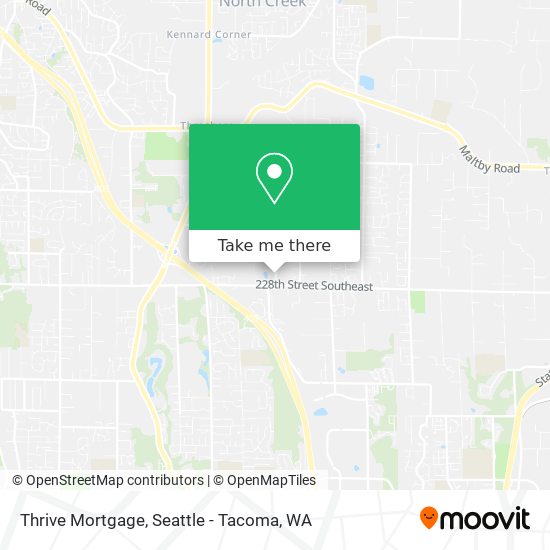 Thrive Mortgage map