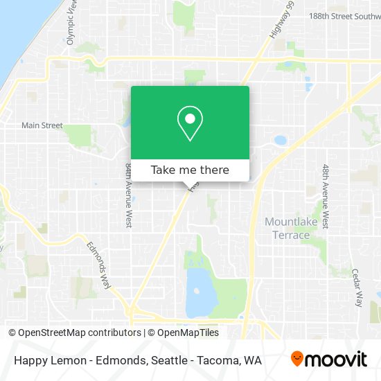 Happy Lemon - Edmonds map