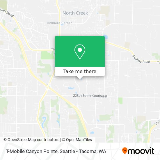 T-Mobile Canyon Pointe map