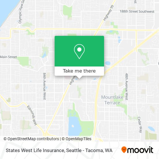States West Life Insurance map