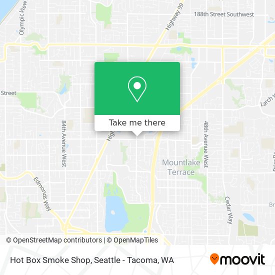 Mapa de Hot Box Smoke Shop