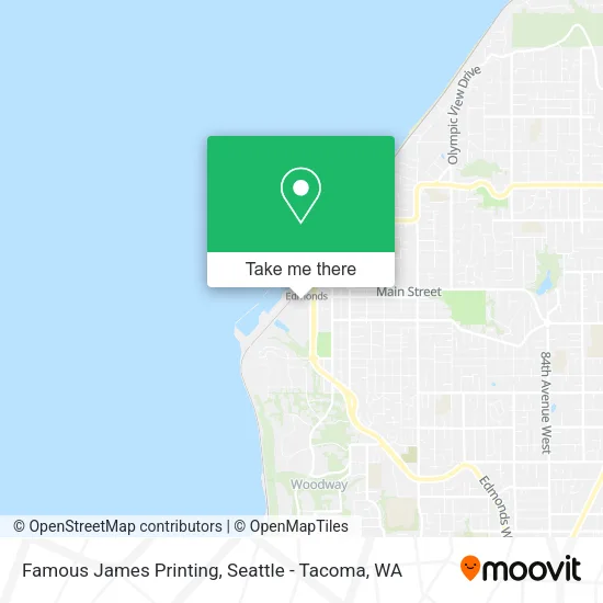 Mapa de Famous James Printing