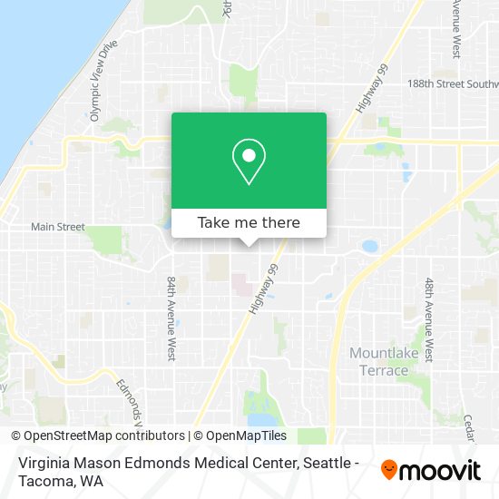 Mapa de Virginia Mason Edmonds Medical Center