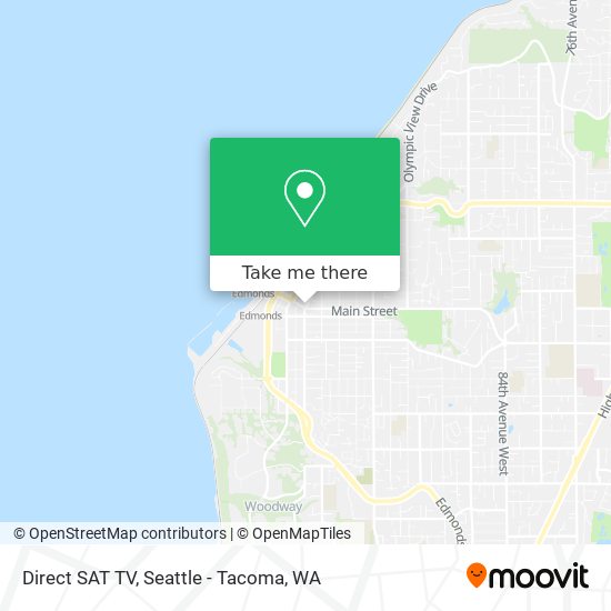 Direct SAT TV map