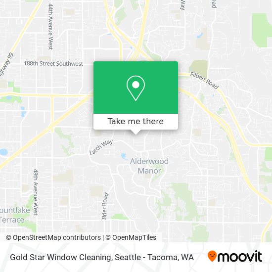 Gold Star Window Cleaning map