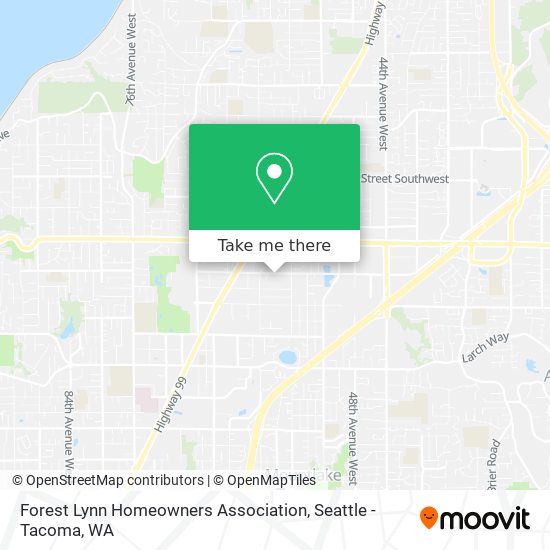 Forest Lynn Homeowners Association map