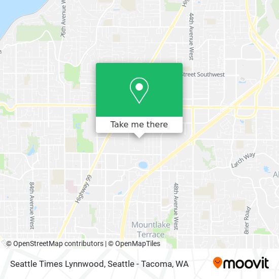 Seattle Times Lynnwood map