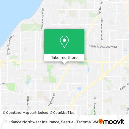 Mapa de Guidance Northwest Insurance