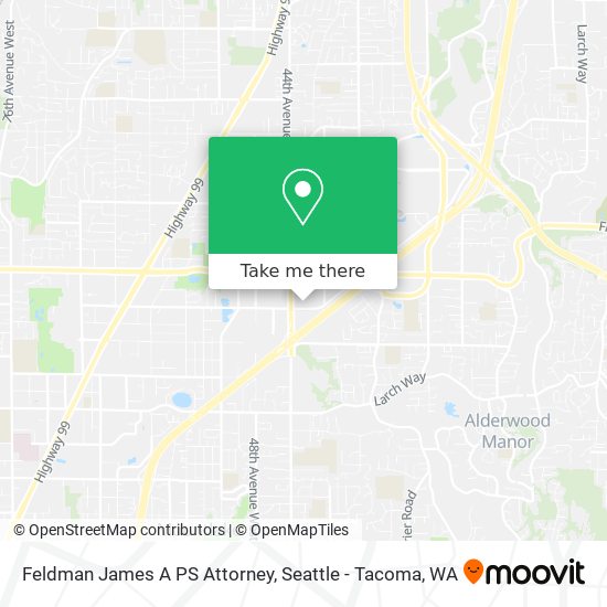 Feldman James A PS Attorney map